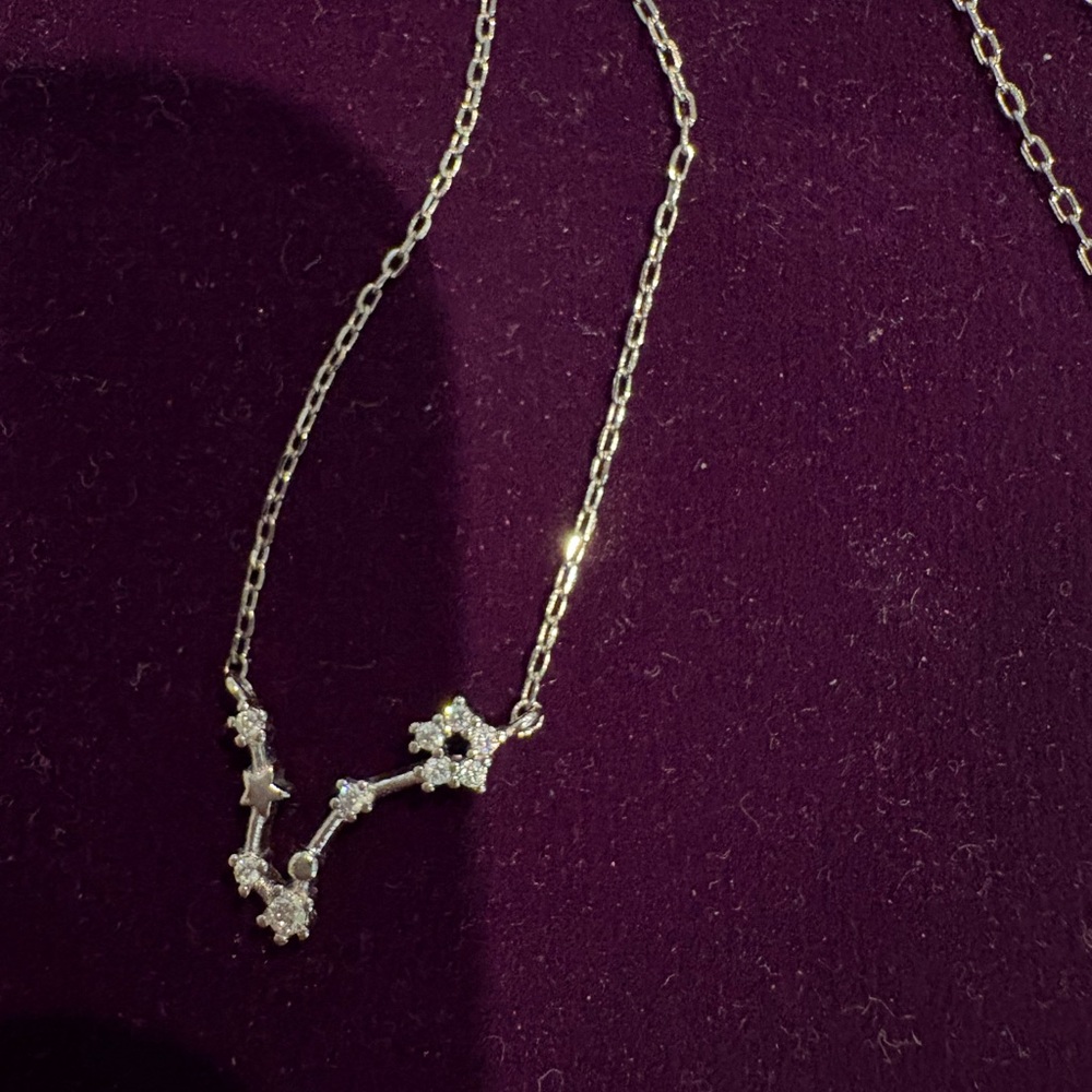 Silver Star Constellation Necklace
